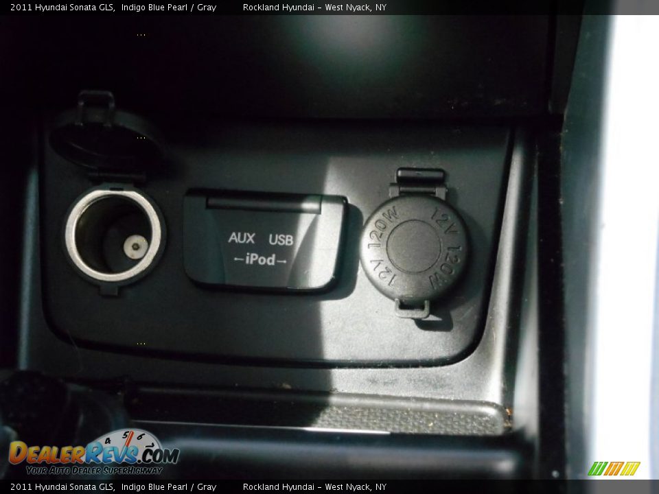 2011 Hyundai Sonata GLS Indigo Blue Pearl / Gray Photo #18