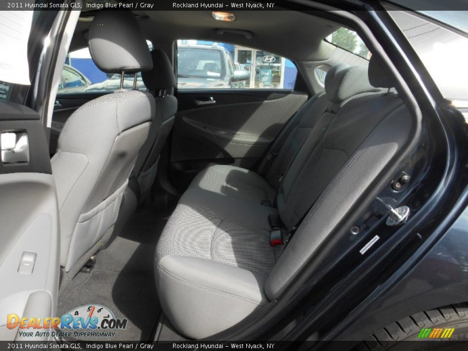 2011 Hyundai Sonata GLS Indigo Blue Pearl / Gray Photo #20