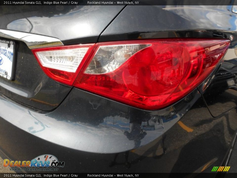 2011 Hyundai Sonata GLS Indigo Blue Pearl / Gray Photo #22
