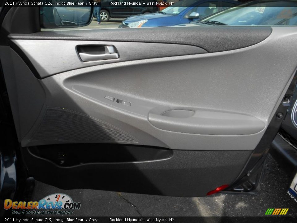 2011 Hyundai Sonata GLS Indigo Blue Pearl / Gray Photo #24