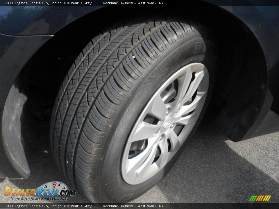 2011 Hyundai Sonata GLS Indigo Blue Pearl / Gray Photo #27