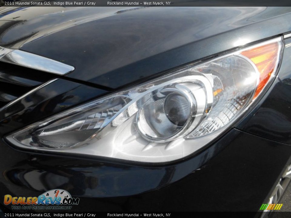 2011 Hyundai Sonata GLS Indigo Blue Pearl / Gray Photo #29