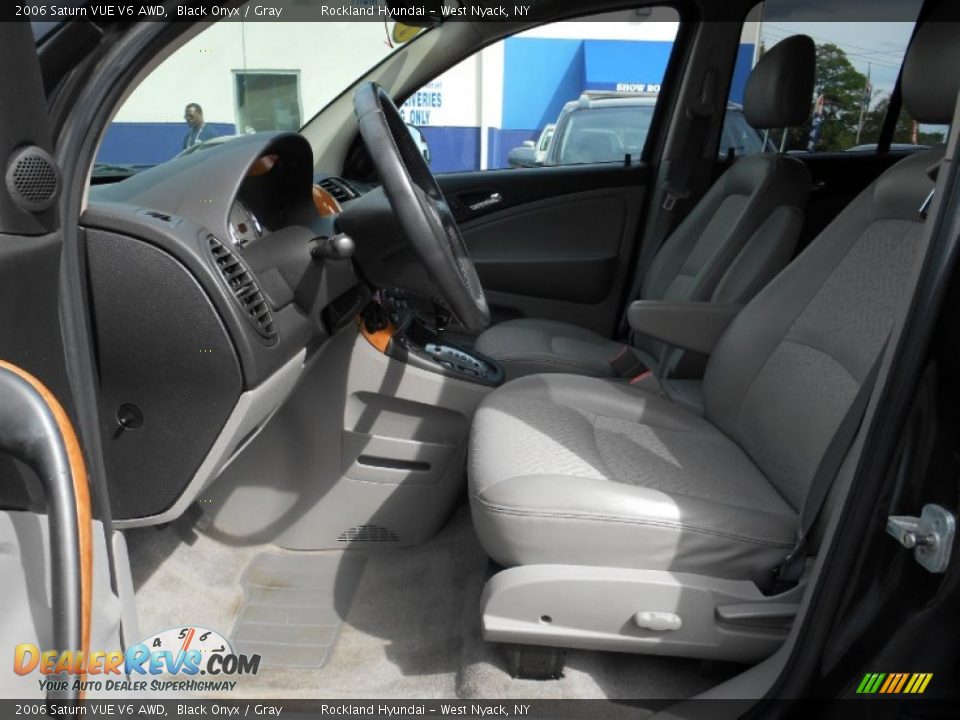 2006 Saturn VUE V6 AWD Black Onyx / Gray Photo #10