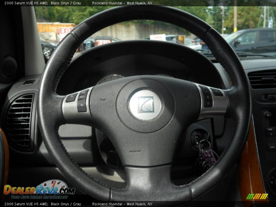 2006 Saturn VUE V6 AWD Black Onyx / Gray Photo #12