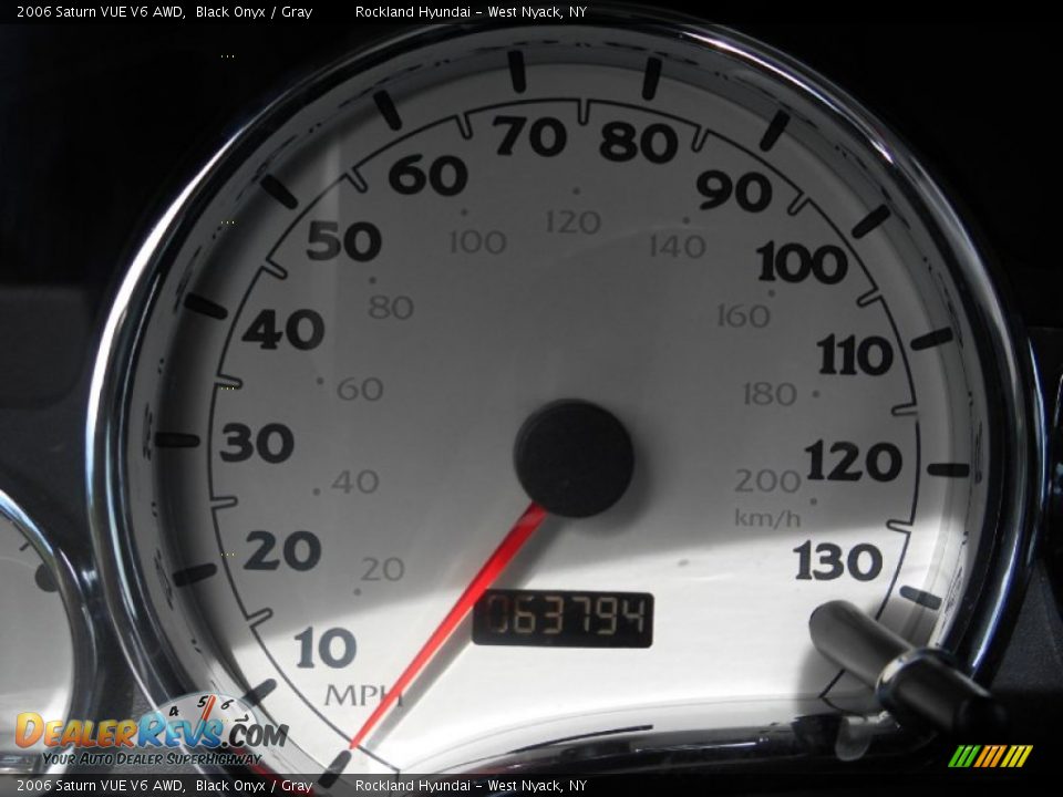2006 Saturn VUE V6 AWD Black Onyx / Gray Photo #15