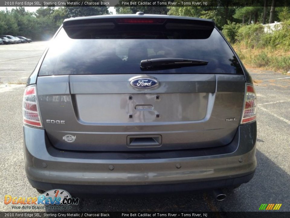 2010 Ford Edge SEL Sterling Grey Metallic / Charcoal Black Photo #6