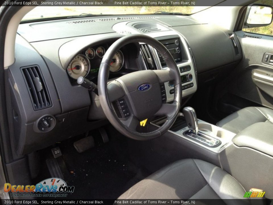 2010 Ford Edge SEL Sterling Grey Metallic / Charcoal Black Photo #10