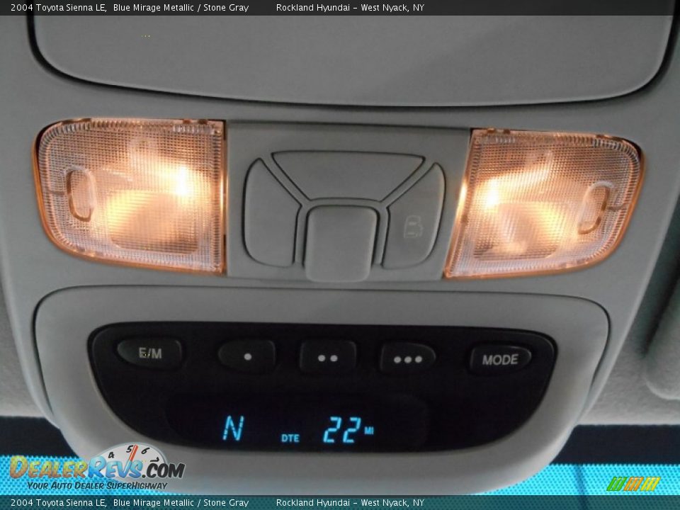 2004 Toyota Sienna LE Blue Mirage Metallic / Stone Gray Photo #15