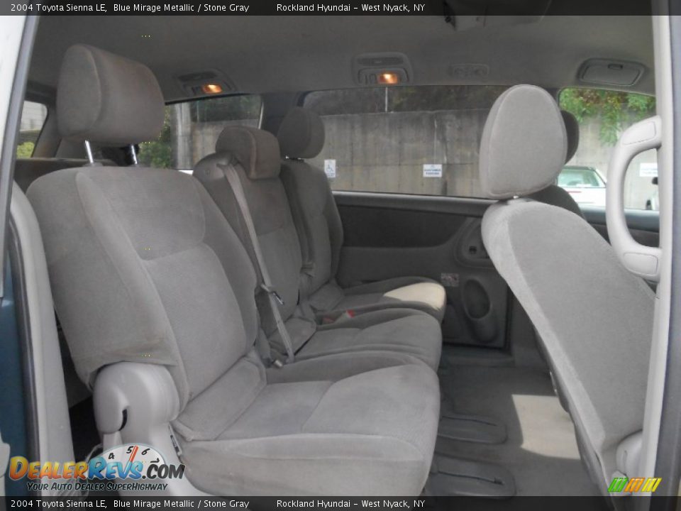 2004 Toyota Sienna LE Blue Mirage Metallic / Stone Gray Photo #20