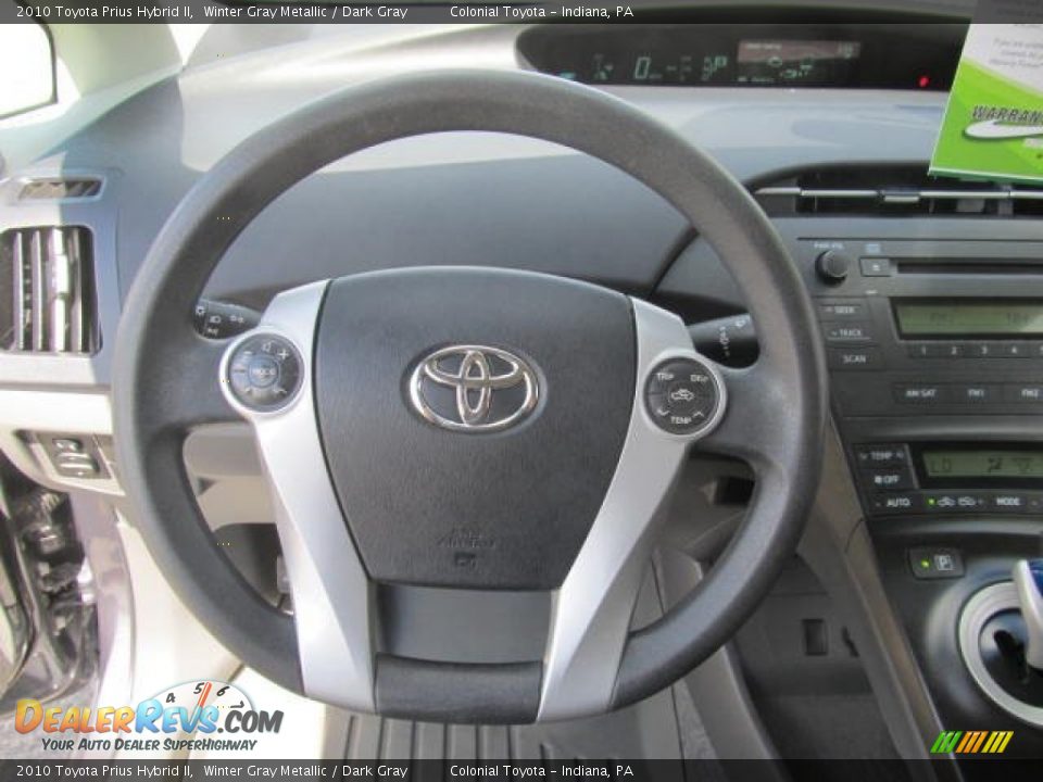 2010 Toyota Prius Hybrid II Winter Gray Metallic / Dark Gray Photo #14