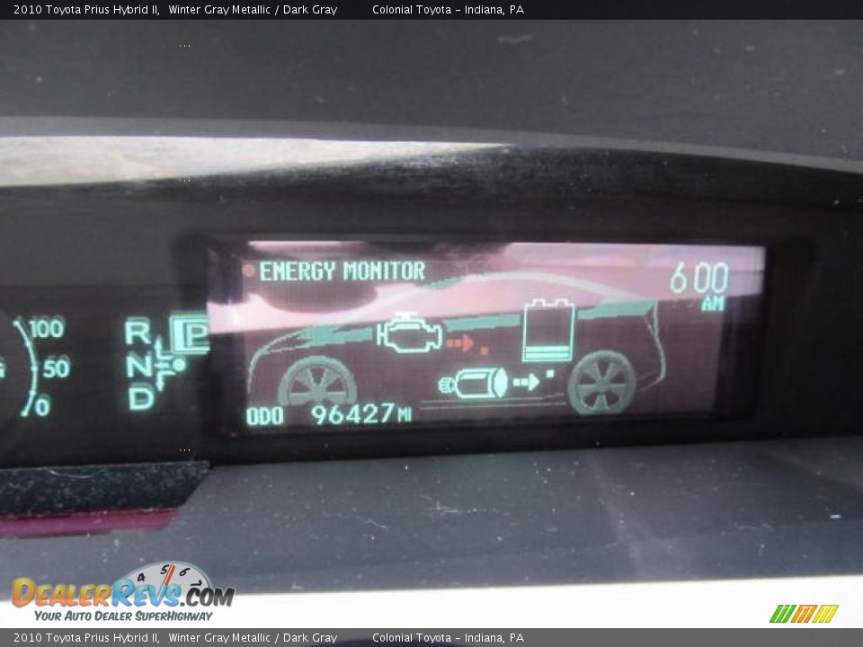 2010 Toyota Prius Hybrid II Winter Gray Metallic / Dark Gray Photo #20