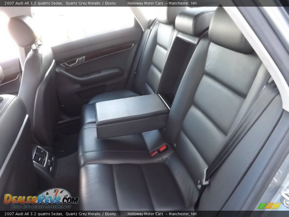 2007 Audi A6 3.2 quattro Sedan Quartz Grey Metallic / Ebony Photo #5