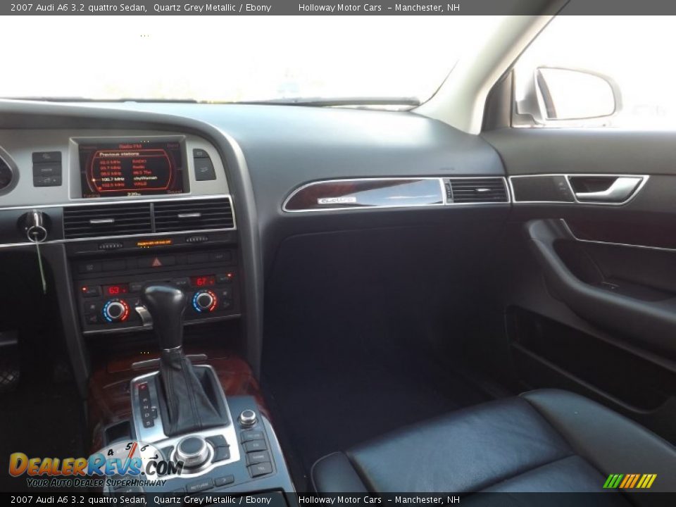 2007 Audi A6 3.2 quattro Sedan Quartz Grey Metallic / Ebony Photo #7