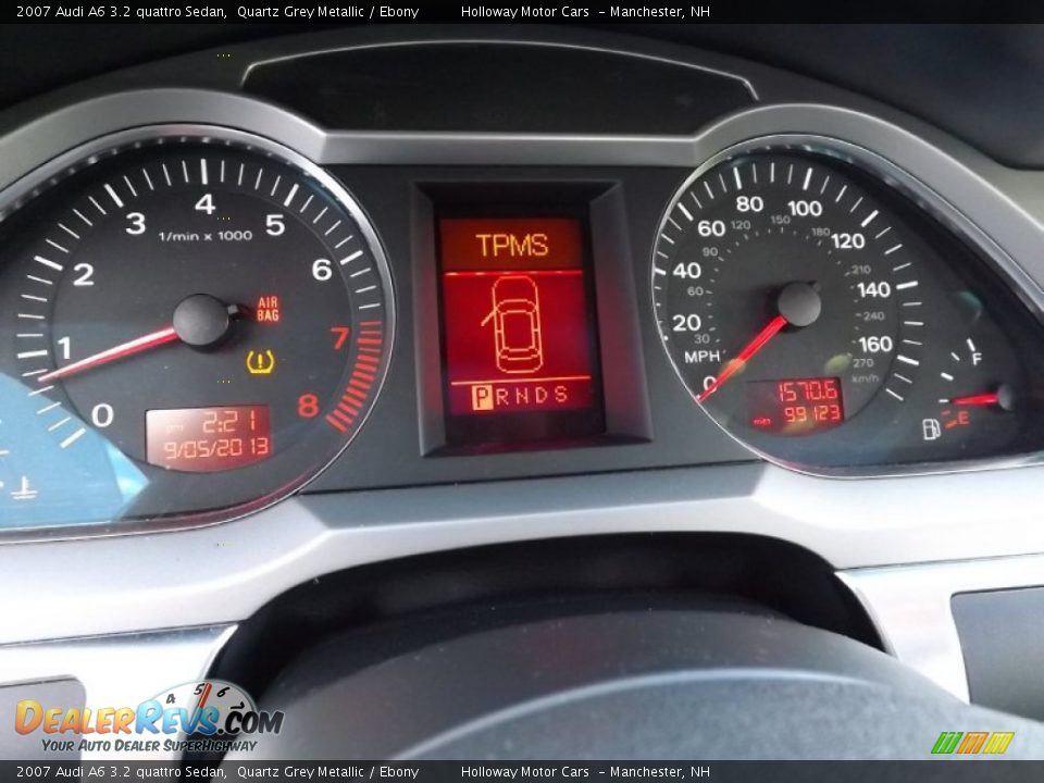 2007 Audi A6 3.2 quattro Sedan Quartz Grey Metallic / Ebony Photo #8