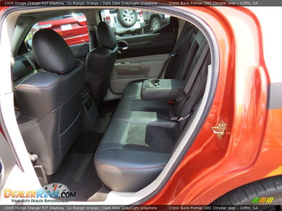 2006 Dodge Charger R/T Daytona Go Mango! Orange / Dark Slate Gray/Light Graystone Photo #13