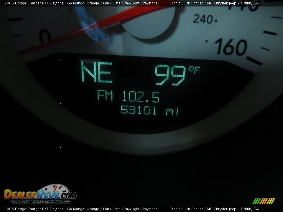 2006 Dodge Charger R/T Daytona Go Mango! Orange / Dark Slate Gray/Light Graystone Photo #23