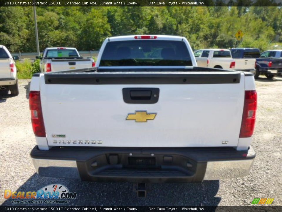 2010 Chevrolet Silverado 1500 LT Extended Cab 4x4 Summit White / Ebony Photo #5