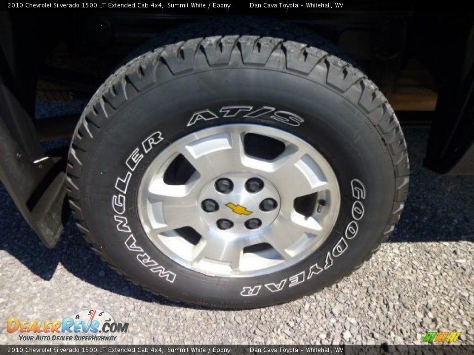 2010 Chevrolet Silverado 1500 LT Extended Cab 4x4 Summit White / Ebony Photo #7