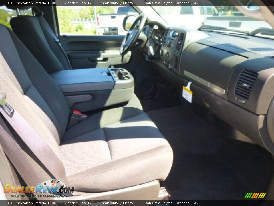 2010 Chevrolet Silverado 1500 LT Extended Cab 4x4 Summit White / Ebony Photo #8