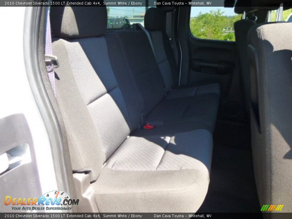 2010 Chevrolet Silverado 1500 LT Extended Cab 4x4 Summit White / Ebony Photo #9