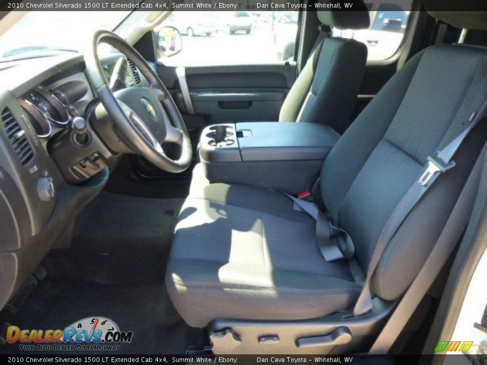 2010 Chevrolet Silverado 1500 LT Extended Cab 4x4 Summit White / Ebony Photo #10