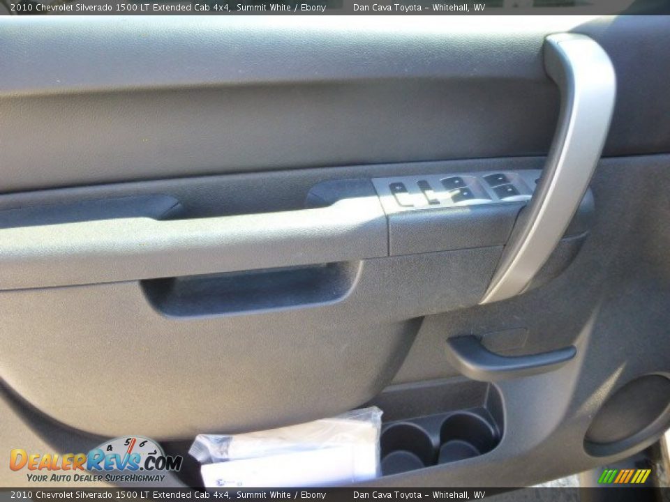 2010 Chevrolet Silverado 1500 LT Extended Cab 4x4 Summit White / Ebony Photo #12