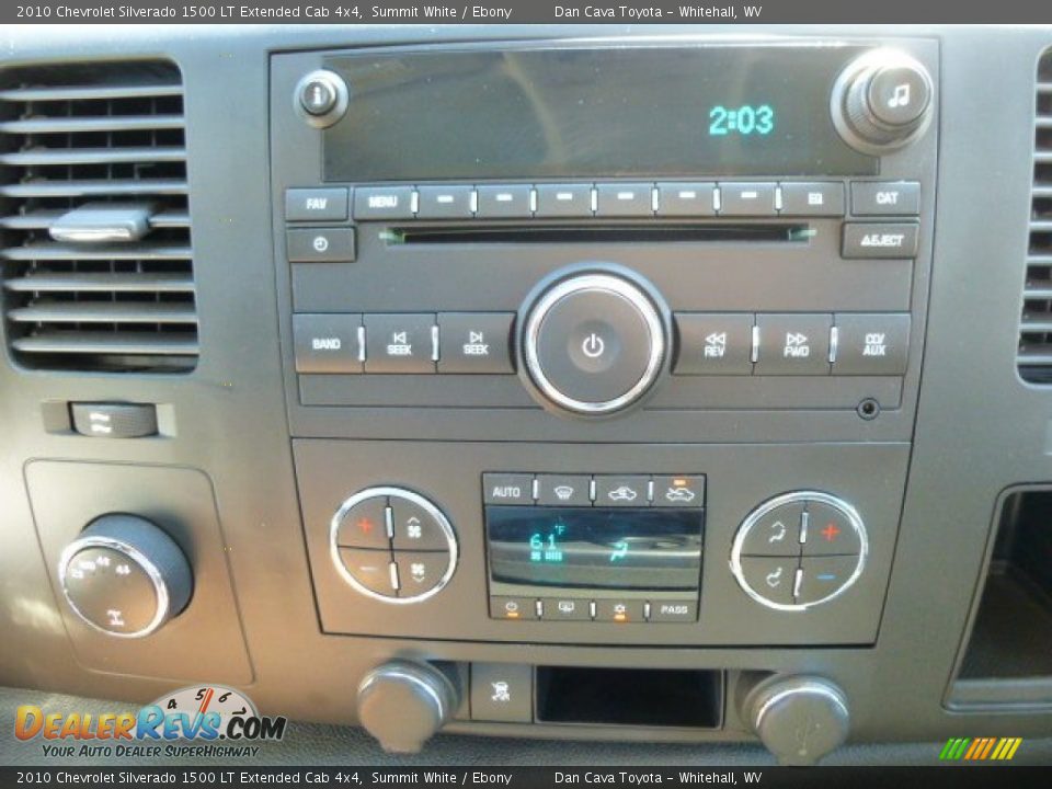 2010 Chevrolet Silverado 1500 LT Extended Cab 4x4 Summit White / Ebony Photo #14