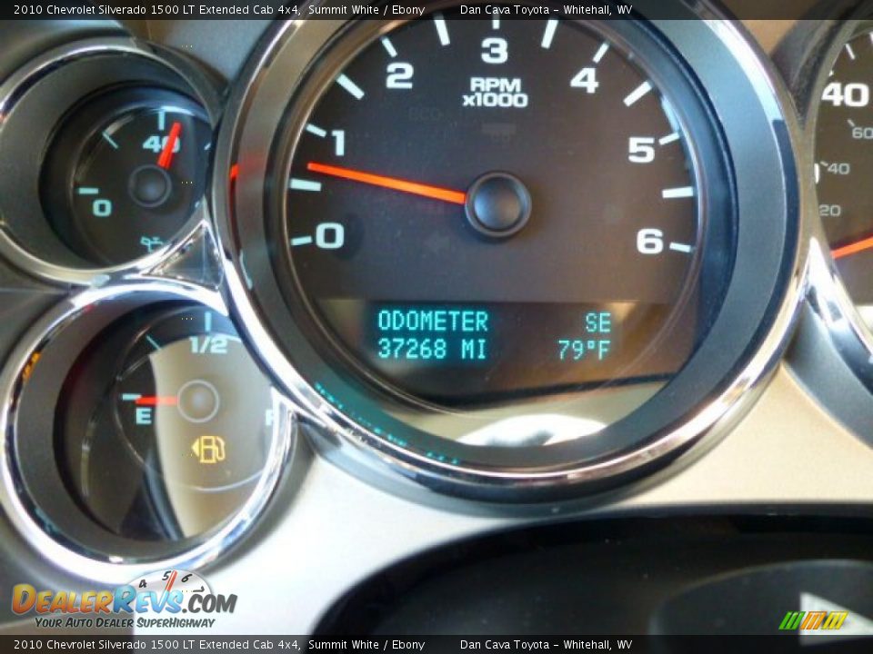 2010 Chevrolet Silverado 1500 LT Extended Cab 4x4 Summit White / Ebony Photo #15