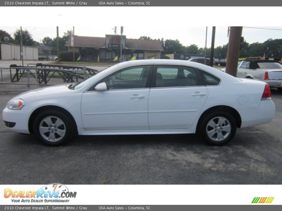 2010 Chevrolet Impala LT Summit White / Gray Photo #2