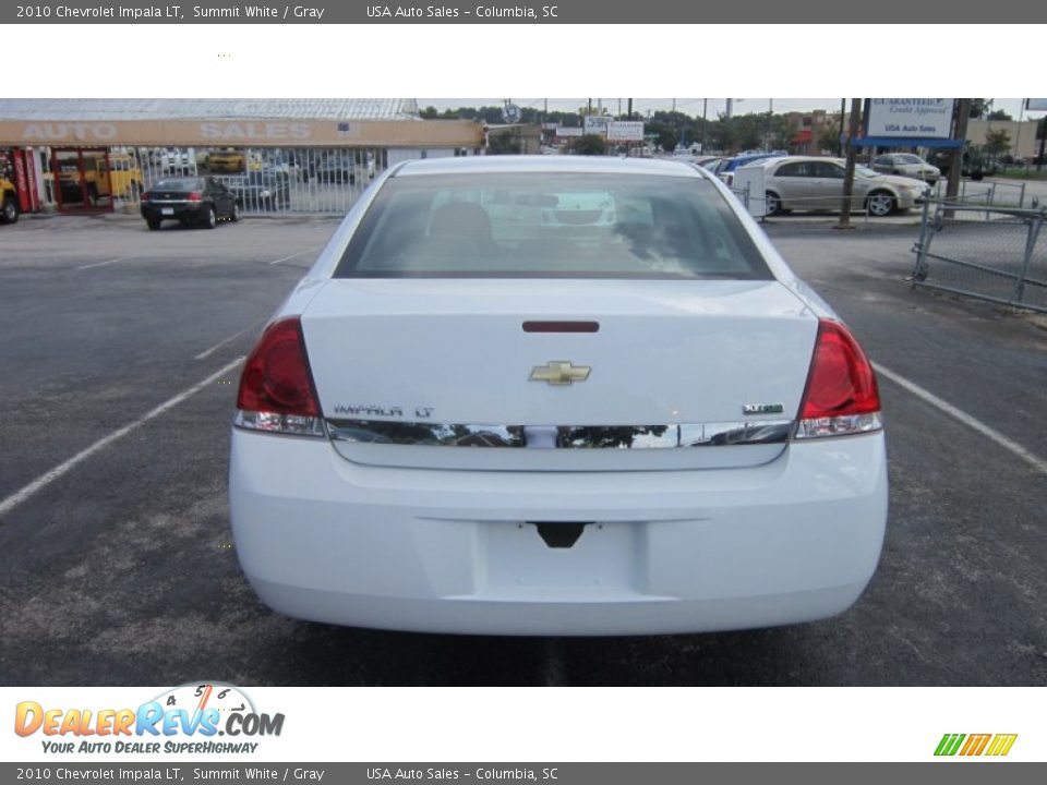 2010 Chevrolet Impala LT Summit White / Gray Photo #3