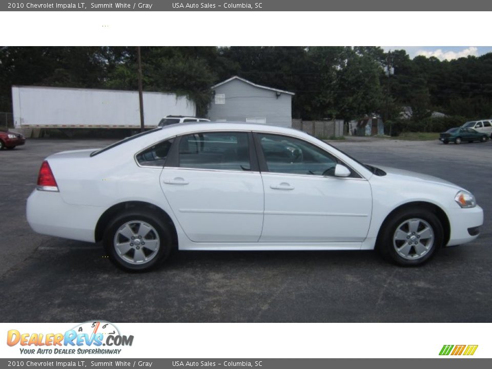 2010 Chevrolet Impala LT Summit White / Gray Photo #4