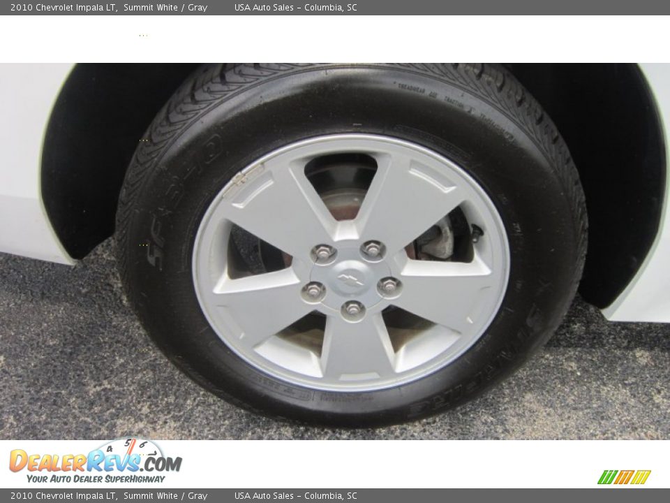 2010 Chevrolet Impala LT Summit White / Gray Photo #10