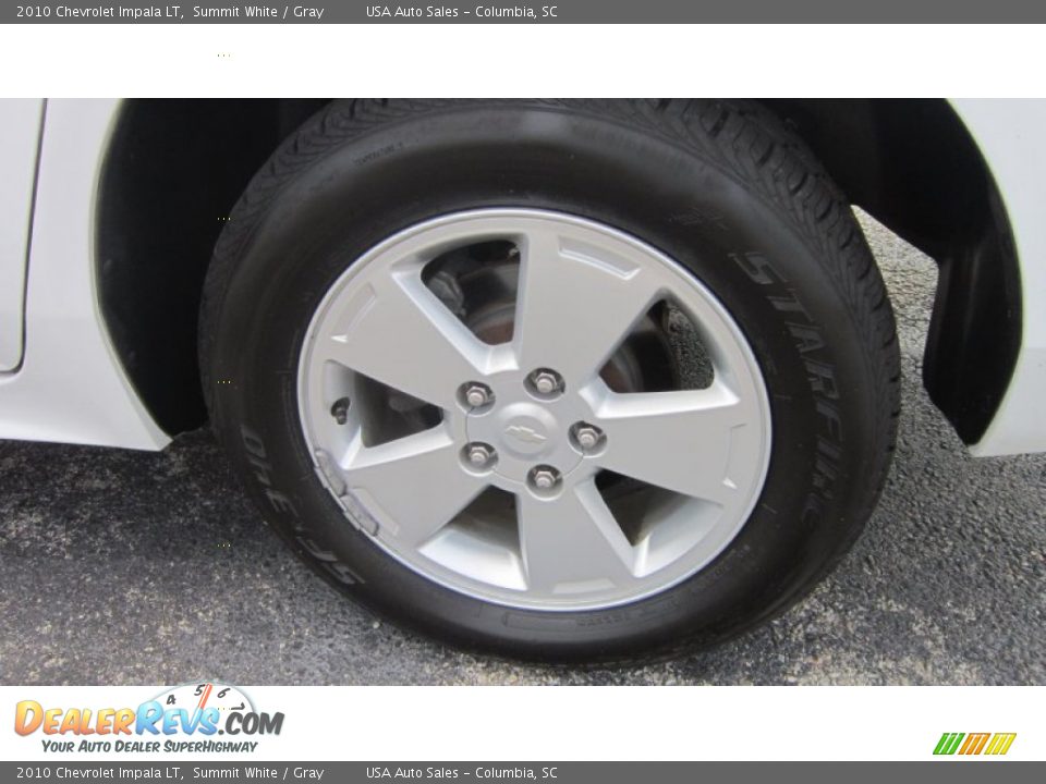2010 Chevrolet Impala LT Summit White / Gray Photo #11