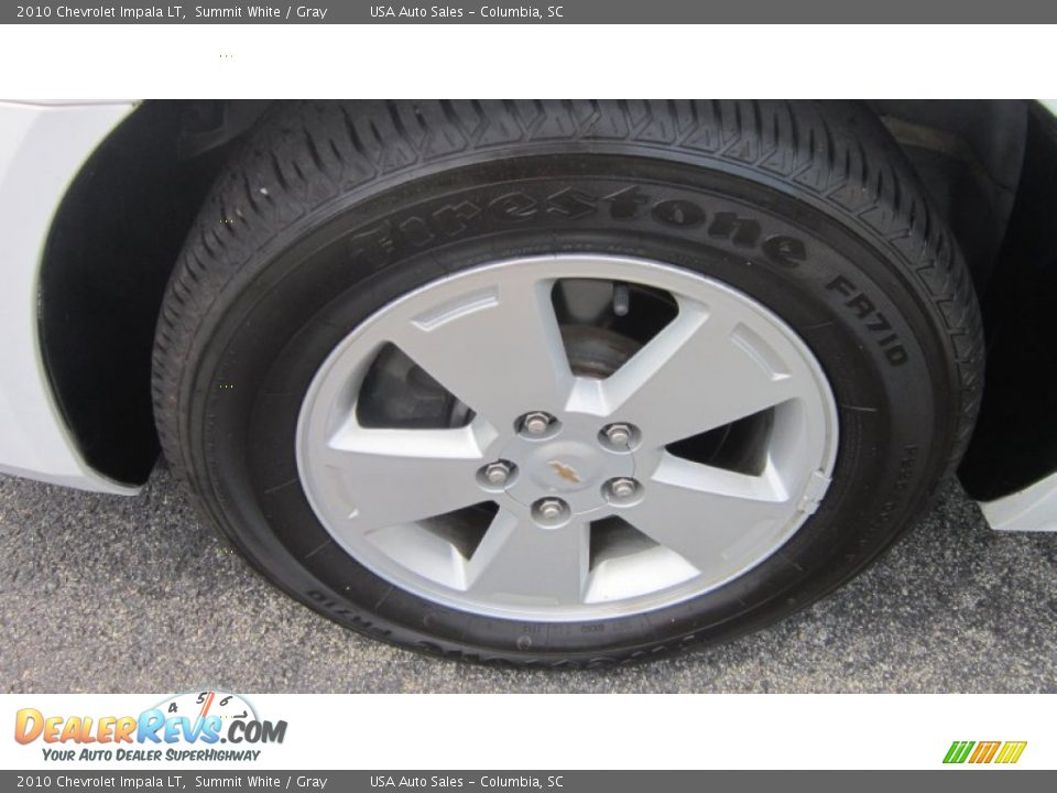 2010 Chevrolet Impala LT Summit White / Gray Photo #12