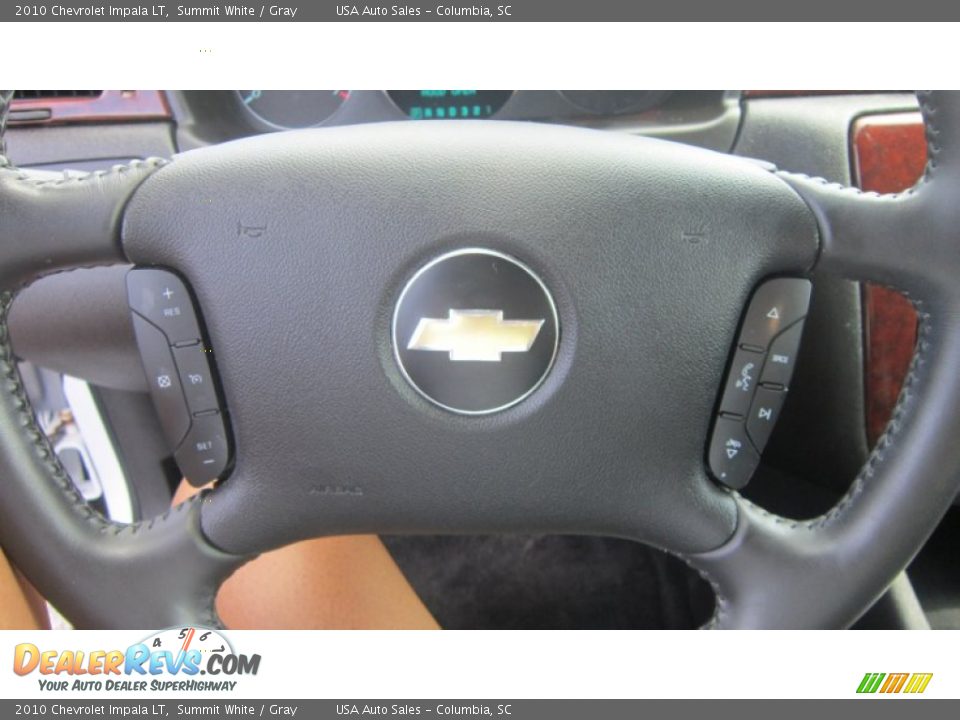 2010 Chevrolet Impala LT Summit White / Gray Photo #13