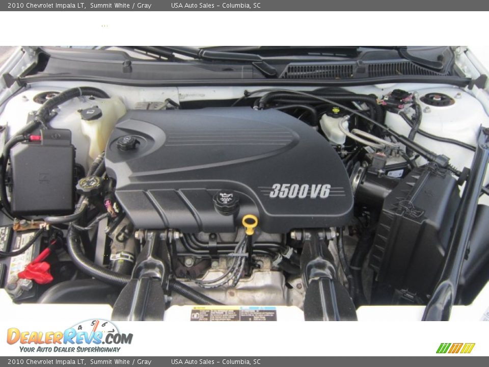 2010 Chevrolet Impala LT Summit White / Gray Photo #14