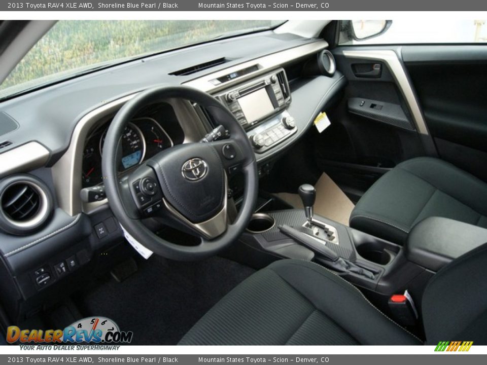 2013 Toyota RAV4 XLE AWD Shoreline Blue Pearl / Black Photo #5