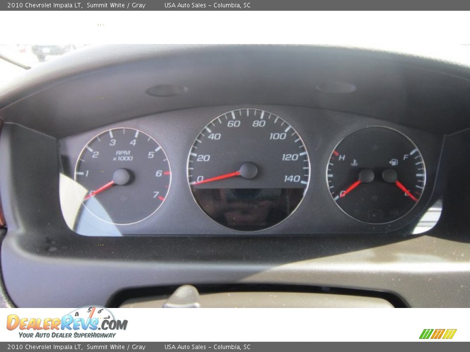 2010 Chevrolet Impala LT Summit White / Gray Photo #16