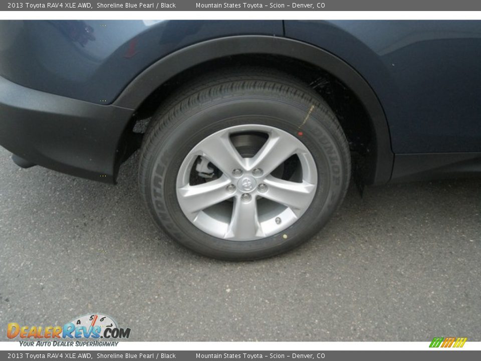 2013 Toyota RAV4 XLE AWD Shoreline Blue Pearl / Black Photo #9