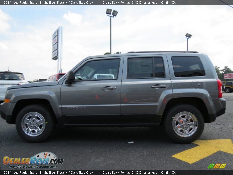 2014 Jeep Patriot Sport Bright Silver Metallic / Dark Slate Gray Photo #4