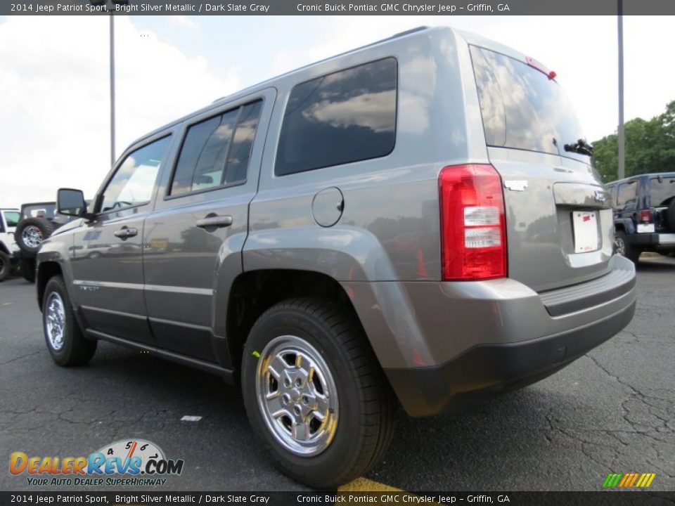2014 Jeep Patriot Sport Bright Silver Metallic / Dark Slate Gray Photo #5