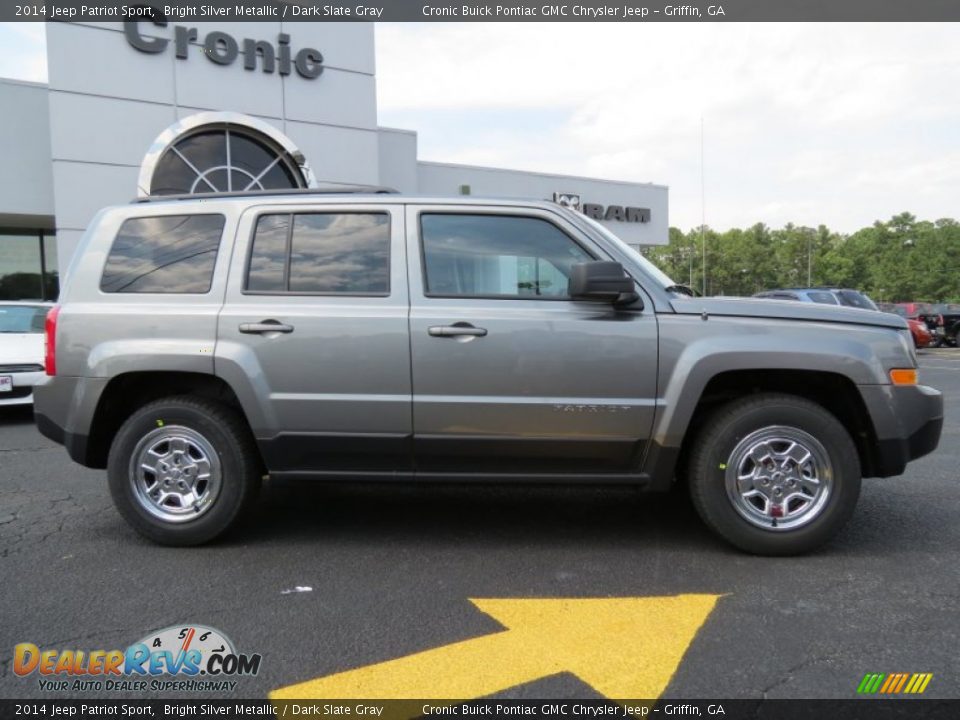 2014 Jeep Patriot Sport Bright Silver Metallic / Dark Slate Gray Photo #8