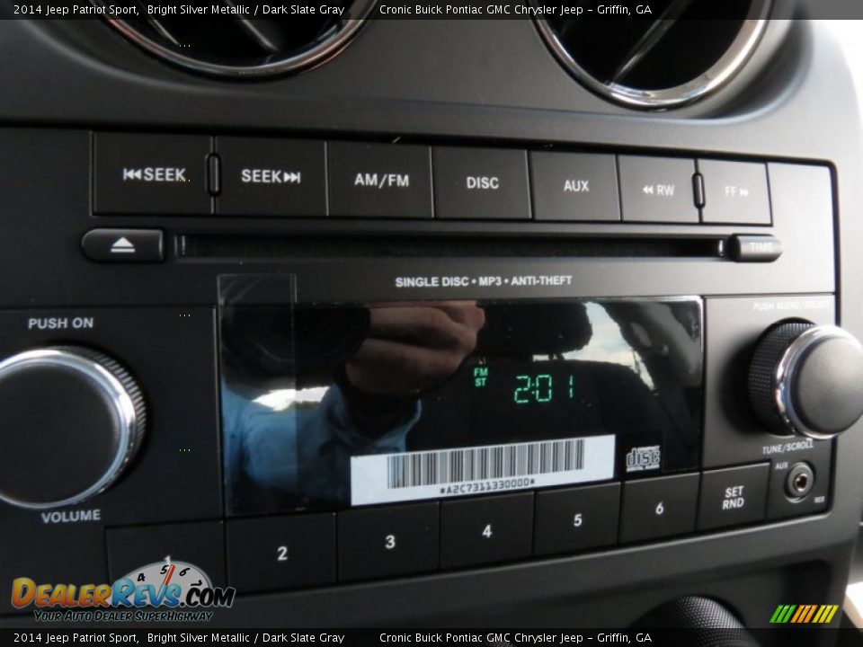 2014 Jeep Patriot Sport Bright Silver Metallic / Dark Slate Gray Photo #17