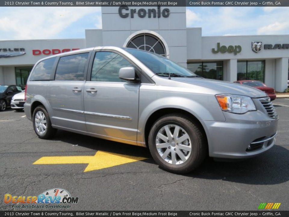 2013 Chrysler Town & Country Touring Billet Silver Metallic / Dark Frost Beige/Medium Frost Beige Photo #1
