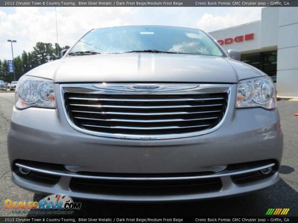 2013 Chrysler Town & Country Touring Billet Silver Metallic / Dark Frost Beige/Medium Frost Beige Photo #2