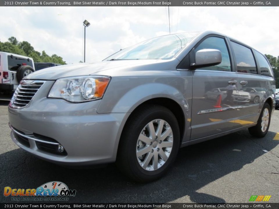 2013 Chrysler Town & Country Touring Billet Silver Metallic / Dark Frost Beige/Medium Frost Beige Photo #3