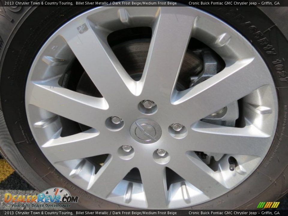 2013 Chrysler Town & Country Touring Billet Silver Metallic / Dark Frost Beige/Medium Frost Beige Photo #6