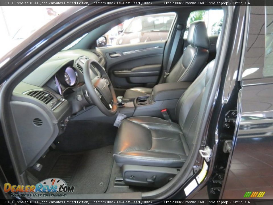 Black Interior - 2013 Chrysler 300 C John Varvatos Limited Edition Photo #9