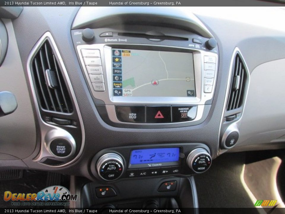 2013 Hyundai Tucson Limited AWD Iris Blue / Taupe Photo #11