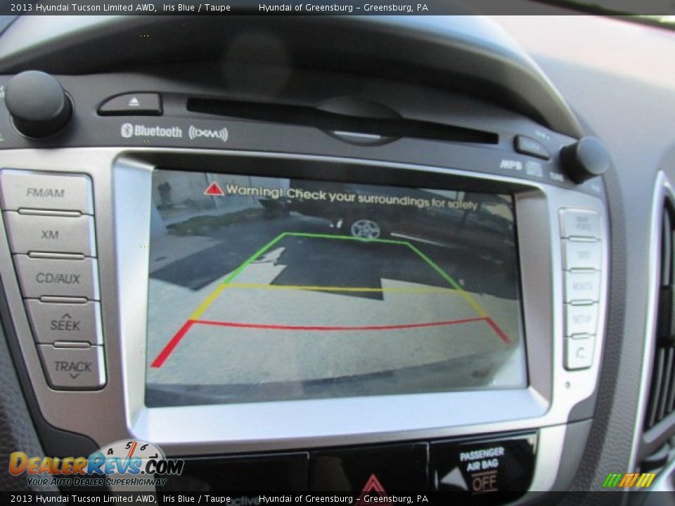 2013 Hyundai Tucson Limited AWD Iris Blue / Taupe Photo #13